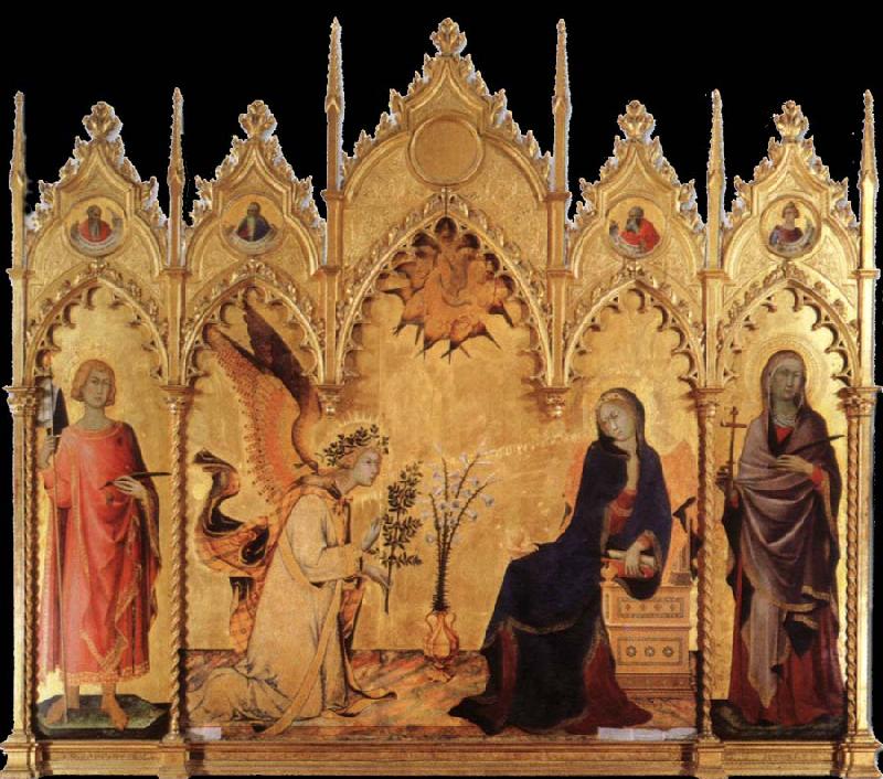Simone Martini The annunciation with Two Saints France oil painting art